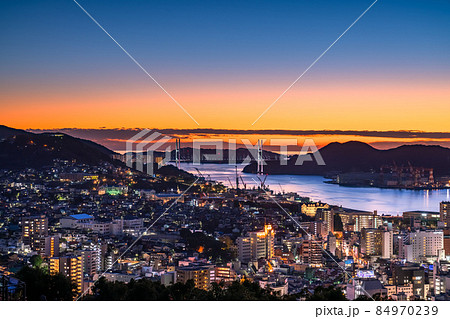 《長崎県》長崎の夜景・日本三大夜景・風頭公園 《長崎県》長崎の夜景・日本三大夜景・風頭公園 84970239