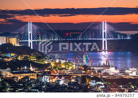 《長崎県》長崎の夜景・日本三大夜景・風頭公園 84970257