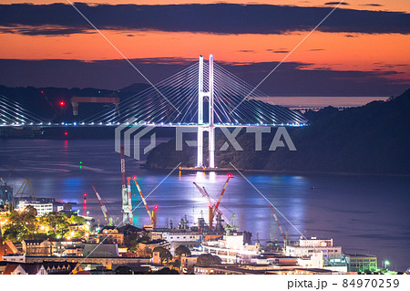 《長崎県》長崎の夜景・日本三大夜景・風頭公園 《長崎県》長崎の夜景・日本三大夜景・風頭公園 84970259