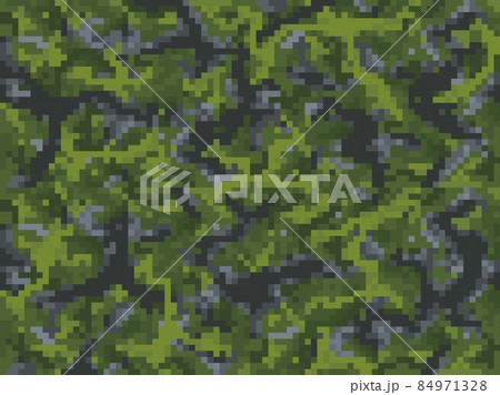 Khaki camouflage pixel game cubic background pattern with grass and ground blocks. 8bit pixels or computer game level for craft underground, camouflage cubic blocks vector background Khaki camouflage pixel game cubic background pattern with grass and ground blocks. 8bit pixels or computer game level for craft underground, camouflage cubic blocks vector background 84971328