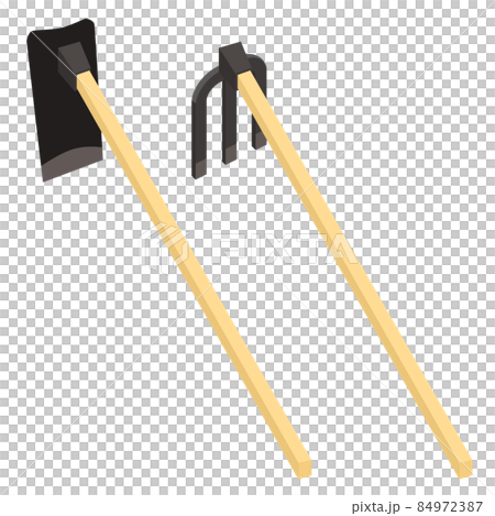 鍬のイラストセット 84972387