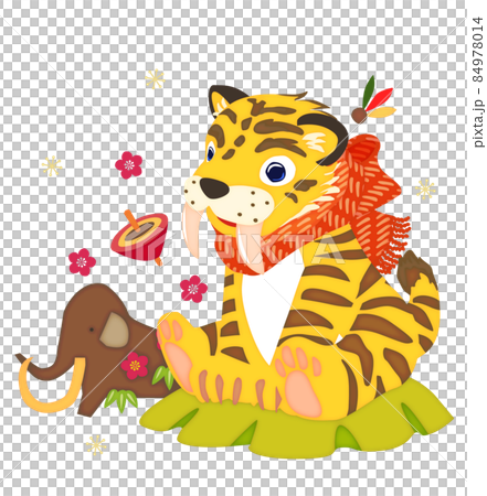 坐刀虎猛獁象過年 84978014