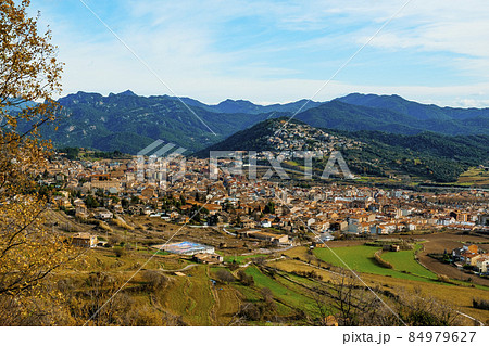aerial view of Berga, Spain aerial view of Berga, Spain 84979627