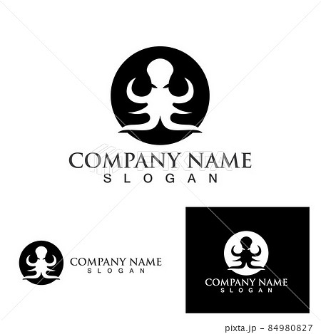octopus animal logo and symbol icon vector image 84980827