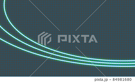 CGレーザー 捻じれるレーザーの背景素材 ドット柄バックグラウンドあり CGレーザー 捻じれるレーザーの背景素材 ドット柄バックグラウンドあり 84981680