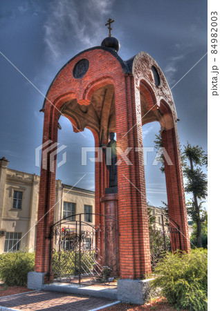 Exterior view to The chapel of St. Nicholas , Moscow region, Russia 84982003