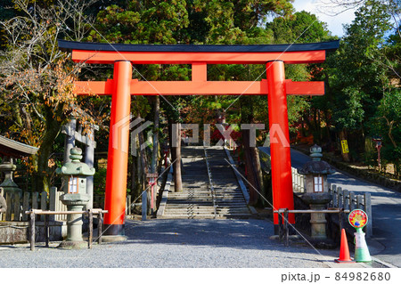 吉田神社の美しい鳥居(京都市左京区) 吉田神社の美しい鳥居(京都市左京区) 84982680