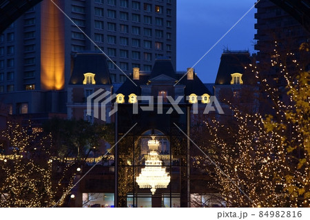 12月の恵比寿の風景　東京 84982816