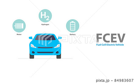 Types of electric vehicles infographic. 84983607