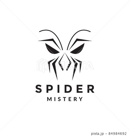shape spider with face scare logo design vector graphic symbol icon sign illustration creative idea 84984692