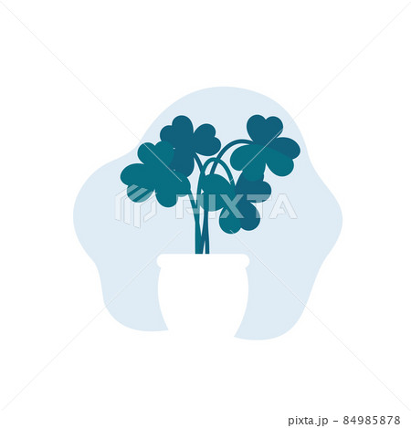 plant in pot, flat vector art plant in pot, flat vector art 84985878