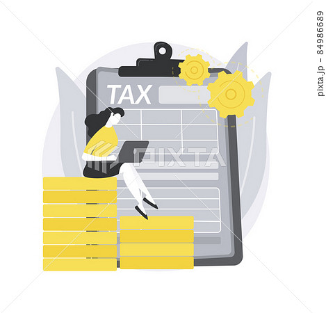 Report your income abstract concept vector illustration. Report your income abstract concept vector illustration. 84986689