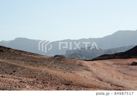 beautiful landscapes in the mountains in the desert 84987517