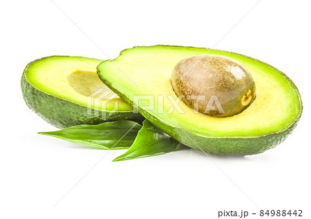 Avocado isolated on a white background cutout Avocado isolated on a white background cutout 84988442