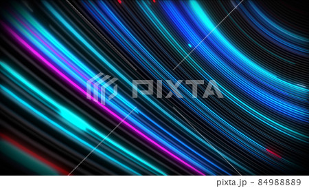 3D rendering of spiral bright vortex streams of light on a surface with lines 3D rendering of spiral bright vortex streams of light on a surface with lines 84988889