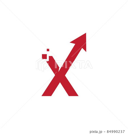 Arrow initial letter design 84990237