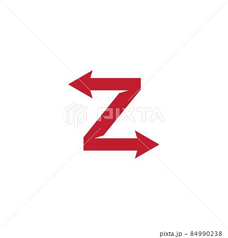 Arrow initial letter design 84990238