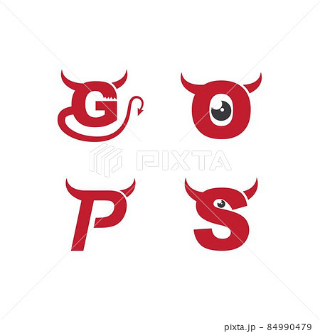 Initial letter with Devil Horn 84990479