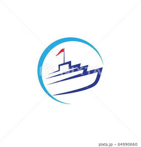 Cruise ship illustration design Cruise ship illustration design 84990660