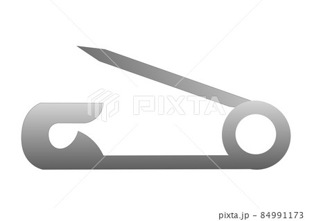 安全ピンのイラスト素材