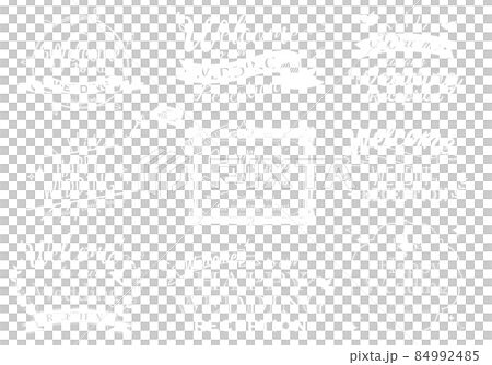 ウェディングロゴセット 84992485