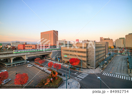 北海道 帯広駅付近の風景 北海道 帯広駅付近の風景 84992754