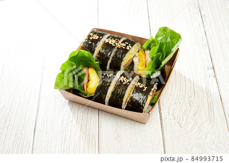 のり巻き 粉飾 韓国料理 84993715