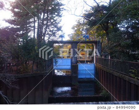 武蔵関公園の水門 武蔵関公園の水門 84994090