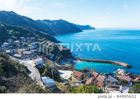 島根半島　四十二浦　秋の魚瀬浦 84995632