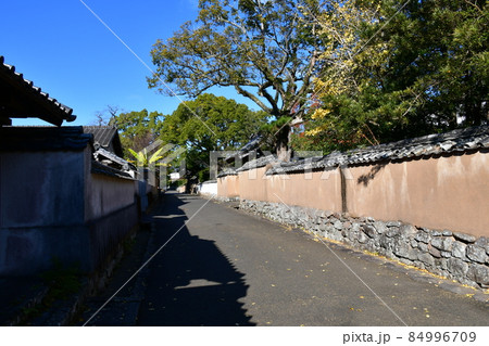 秋の杵築城下町 武家屋敷 秋の杵築城下町 武家屋敷 84996709
