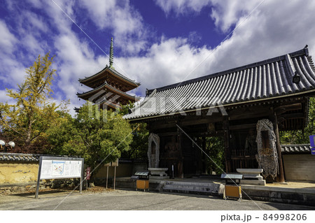 四国八十八箇所86番　志度寺　仁王門　香川県さぬき市 84998206