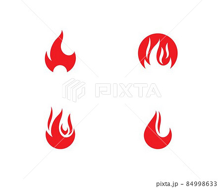 Fire flame illustration 84998633