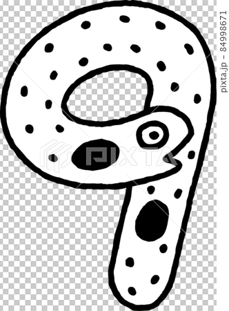 Spotted garden eel number 9 Spotted garden eel number 9 84998671