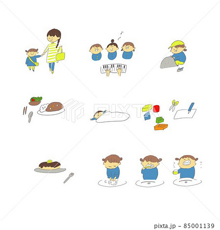 保育園の1日の流れ 保育園の1日の流れ 85001139