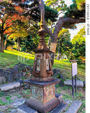 東京日比谷・日比谷公園に残る馬の水飲み場 東京日比谷・日比谷公園に残る馬の水飲み場 85001182