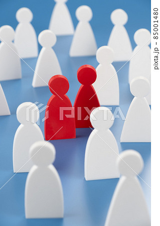 ソーシャルディスタンス　イメージ 85001480