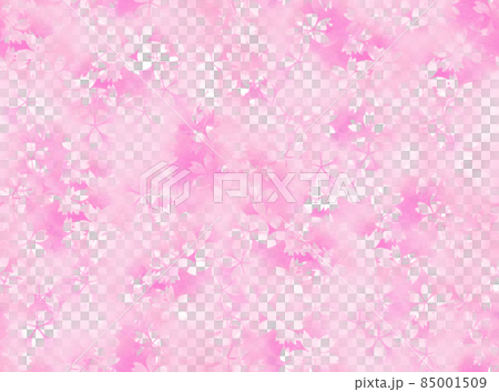シームレスな桜素材（水彩） 85001509