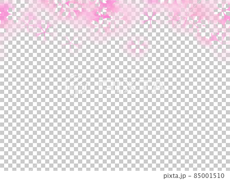 横シームレスな桜素材（水彩） 85001510