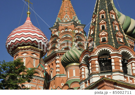 ロシア、モスクワ、赤の広場、ワシリー寺院(ポクロフスキー聖堂) ロシア、モスクワ、赤の広場、ワシリー寺院(ポクロフスキー聖堂) 85002711