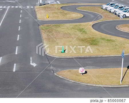 自動車学校のコース 85003067