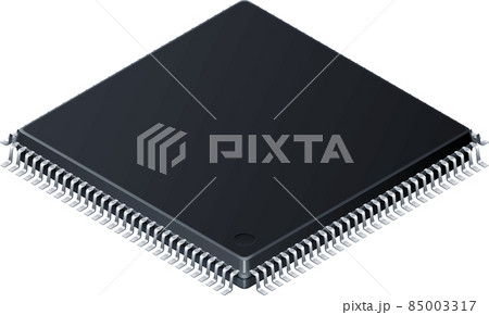 半導体チップ　デジタル　テクノロジーのイメージ 85003317