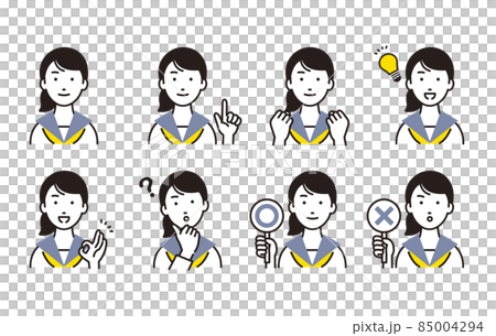 Junior high school girl set Junior high school girl set 85004294