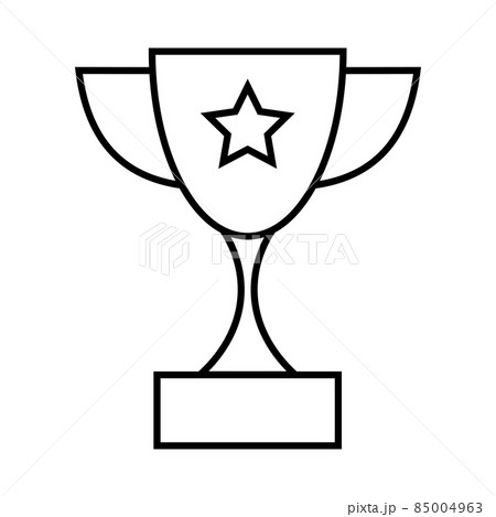 Trophy champion cup reward for victory, stock illustration 85004963