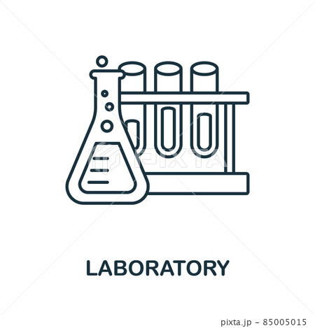 Laboratory icon. Line element from bioengineering collection. Linear Laboratory icon sign for web design, infographics and more. Laboratory icon. Line element from bioengineering collection. Linear Laboratory icon sign for web design, infographics and more. 85005015