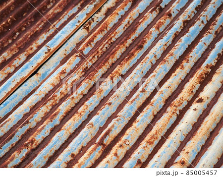 錆びた古いトタンの背景 85005457
