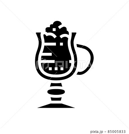 vennese coffee glyph icon vector illustration vennese coffee glyph icon vector illustration 85005833