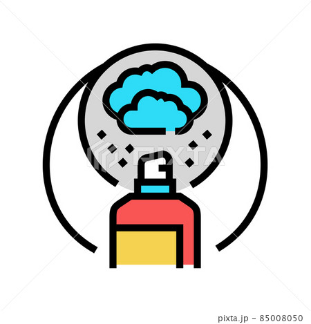 aerosol spray color icon vector illustration 85008050
