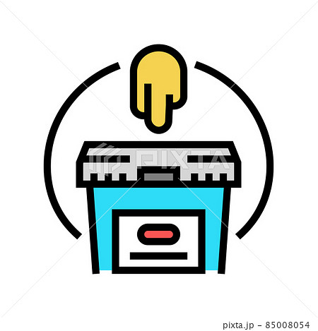 glue production color icon vector illustration 85008054
