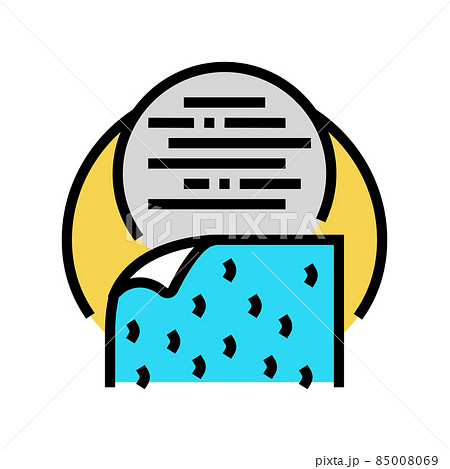 chemical fiber color icon vector illustration 85008069