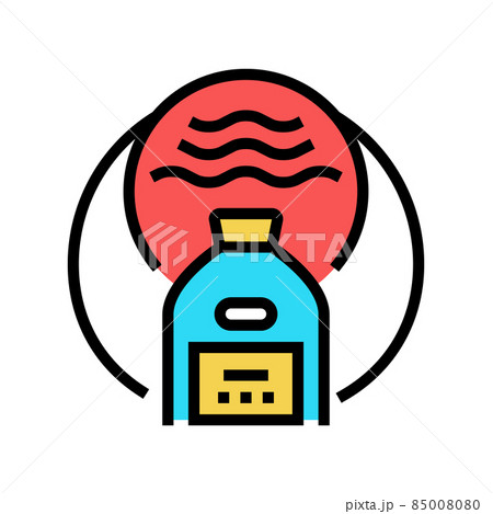 organic solvent color icon vector illustration 85008080